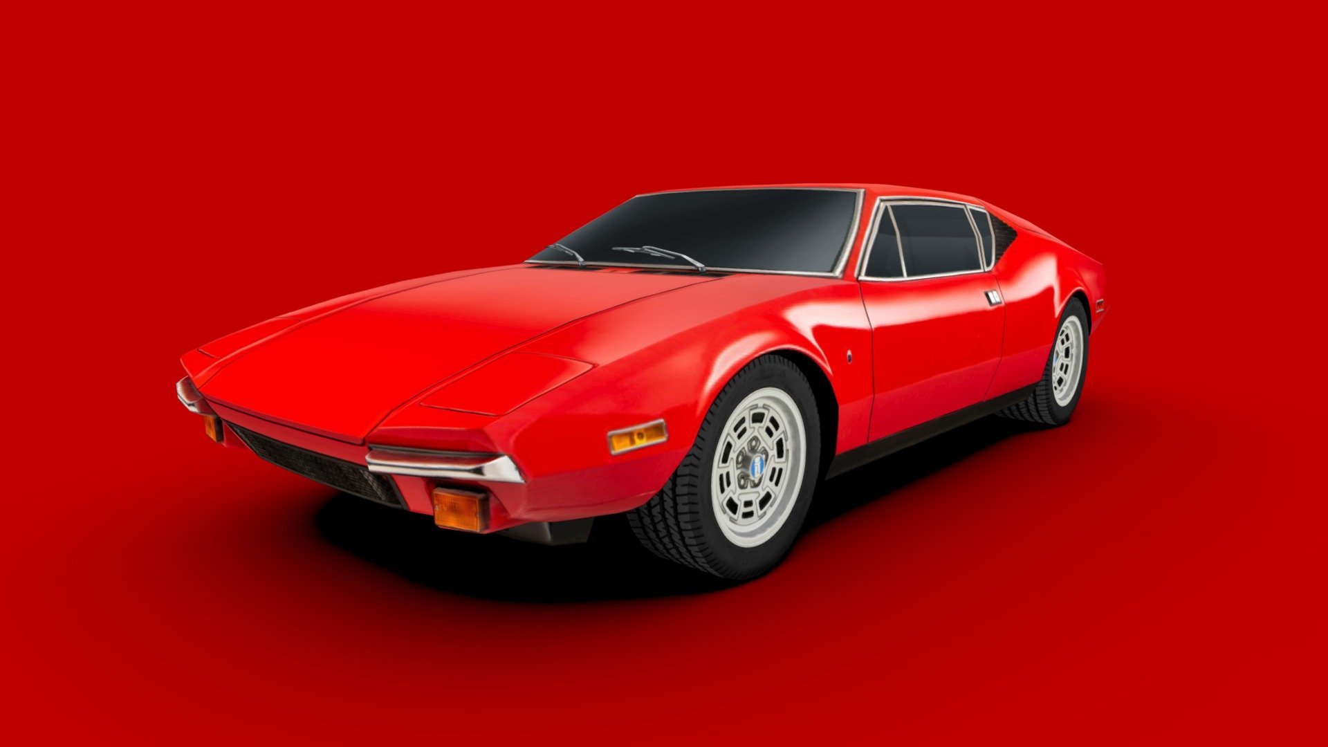 De Tomaso Pantera 1974 3d model