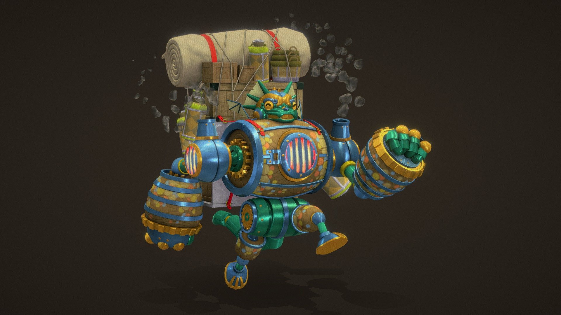 Dragon Robot 3d model