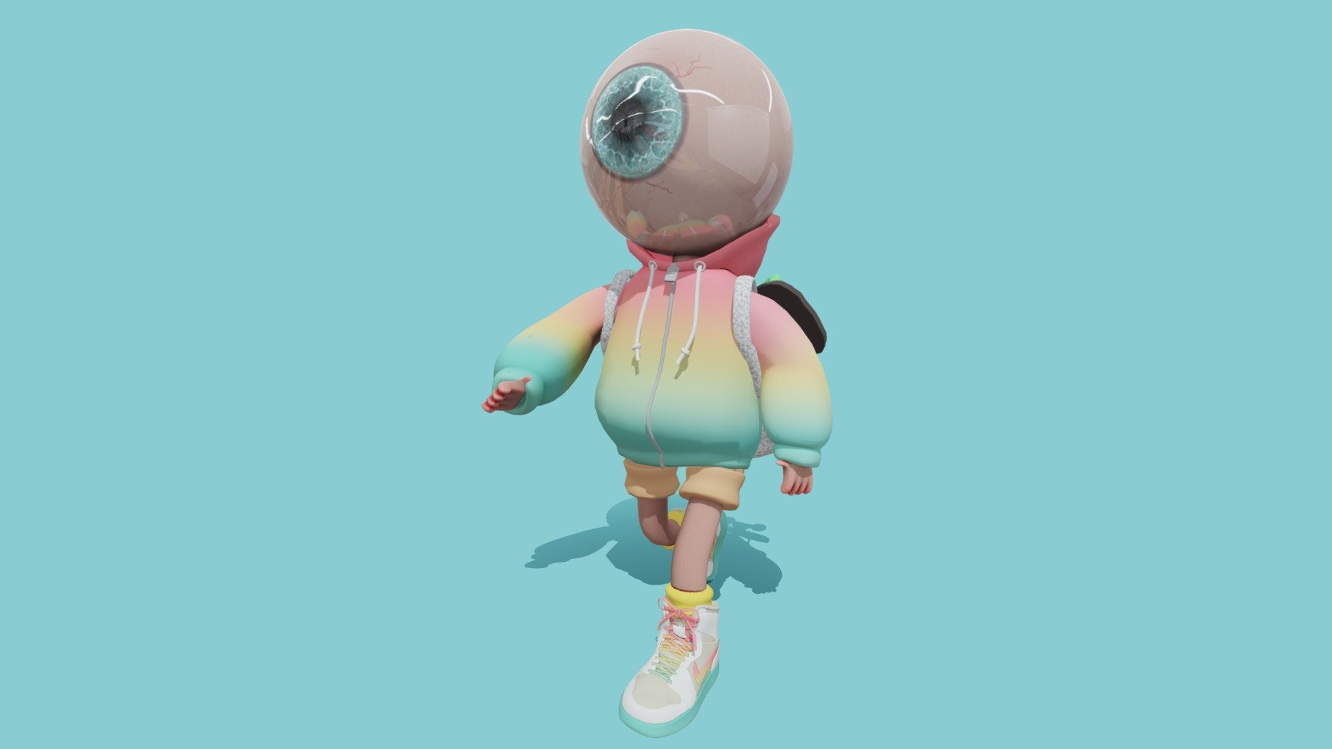 EYEBALL KID 3d model