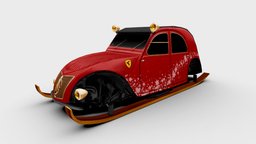 Citroen 2CV  Xmas