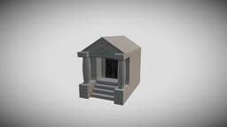 Mausoleum game asset