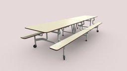 School Cafeteria Table