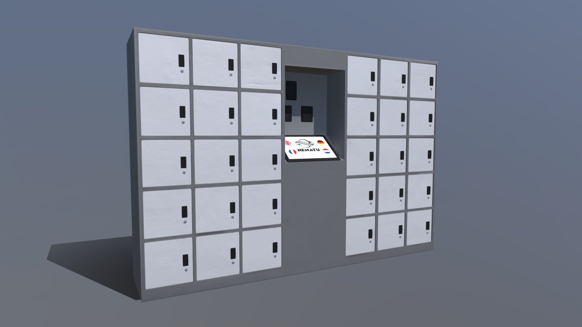 Locker 3d model