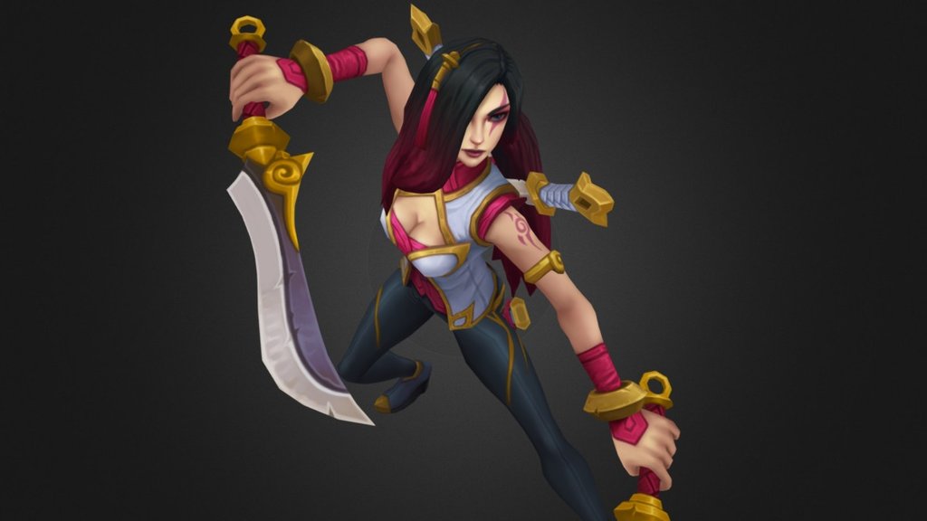 Warring Kingdoms Katarina 3d model