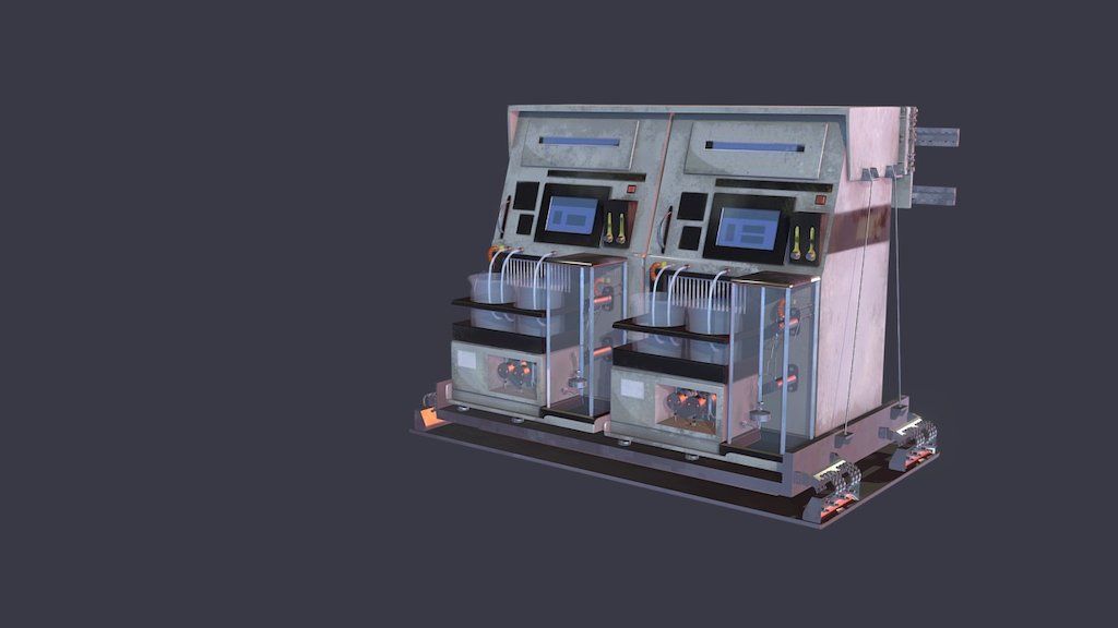 Oxidation Stability Tester (Falex 400) 3d model