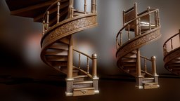 Retro Spiral Staircase