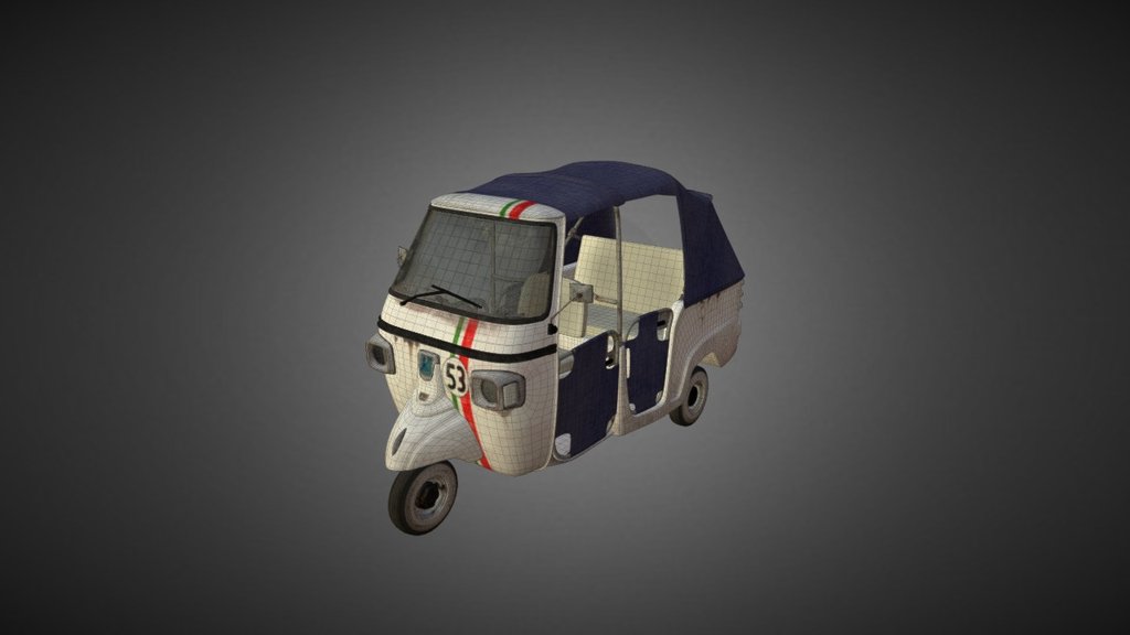 Tuktuk Web 3d model