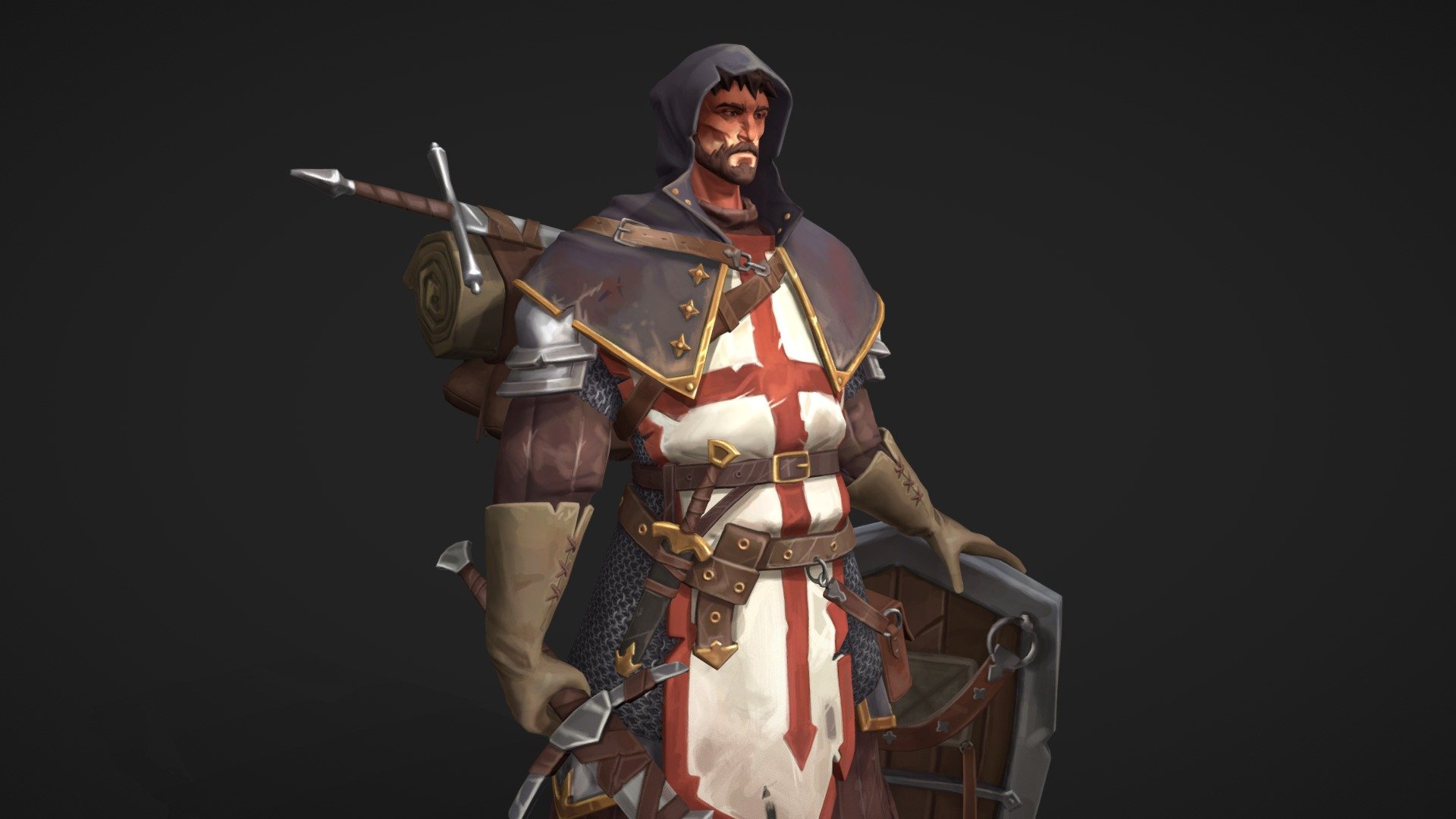 Templar 3d model