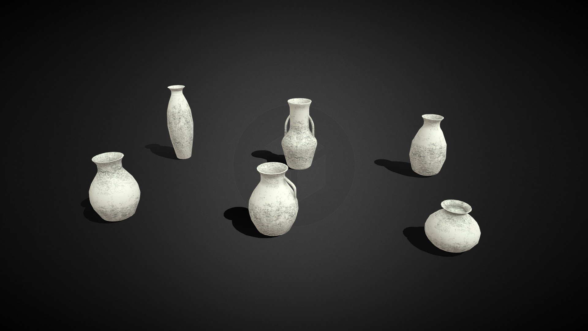 Urns 3d model