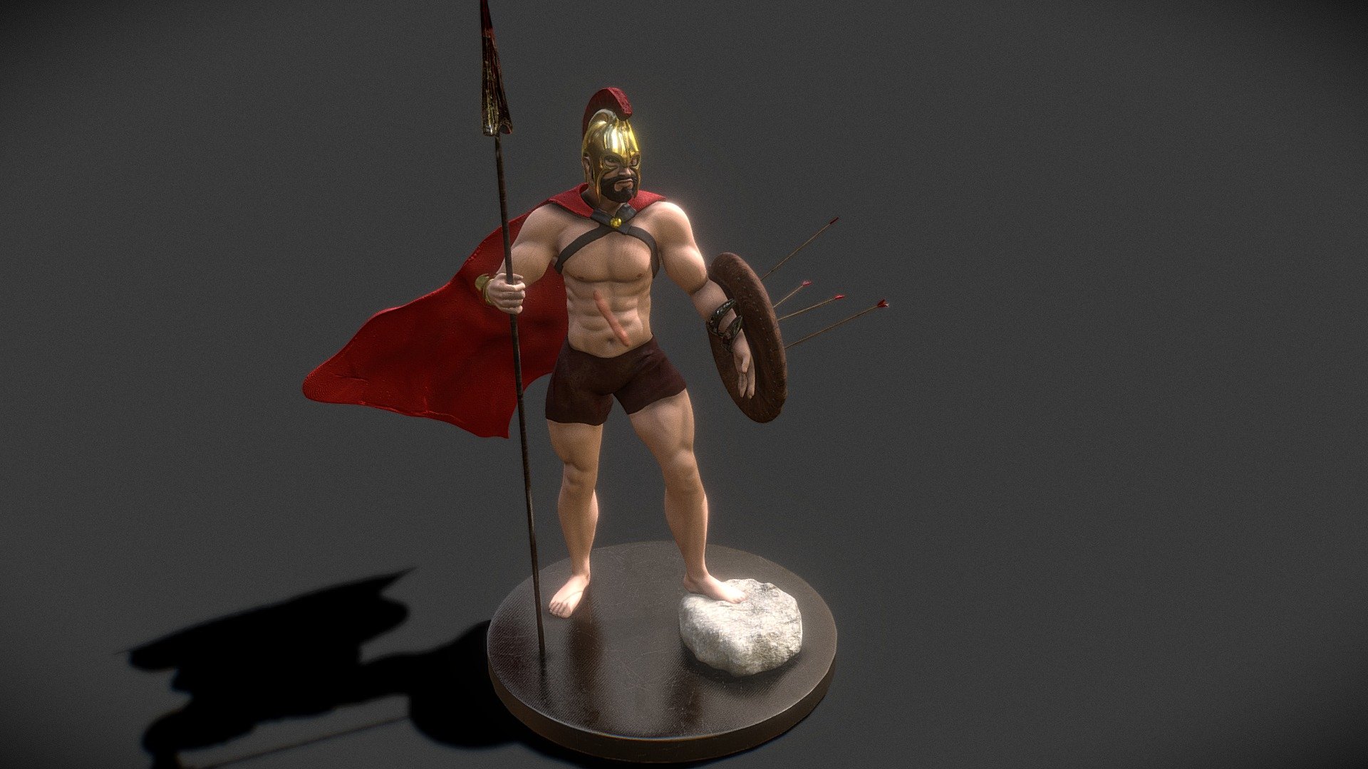 Spartan_Warrior 3d model