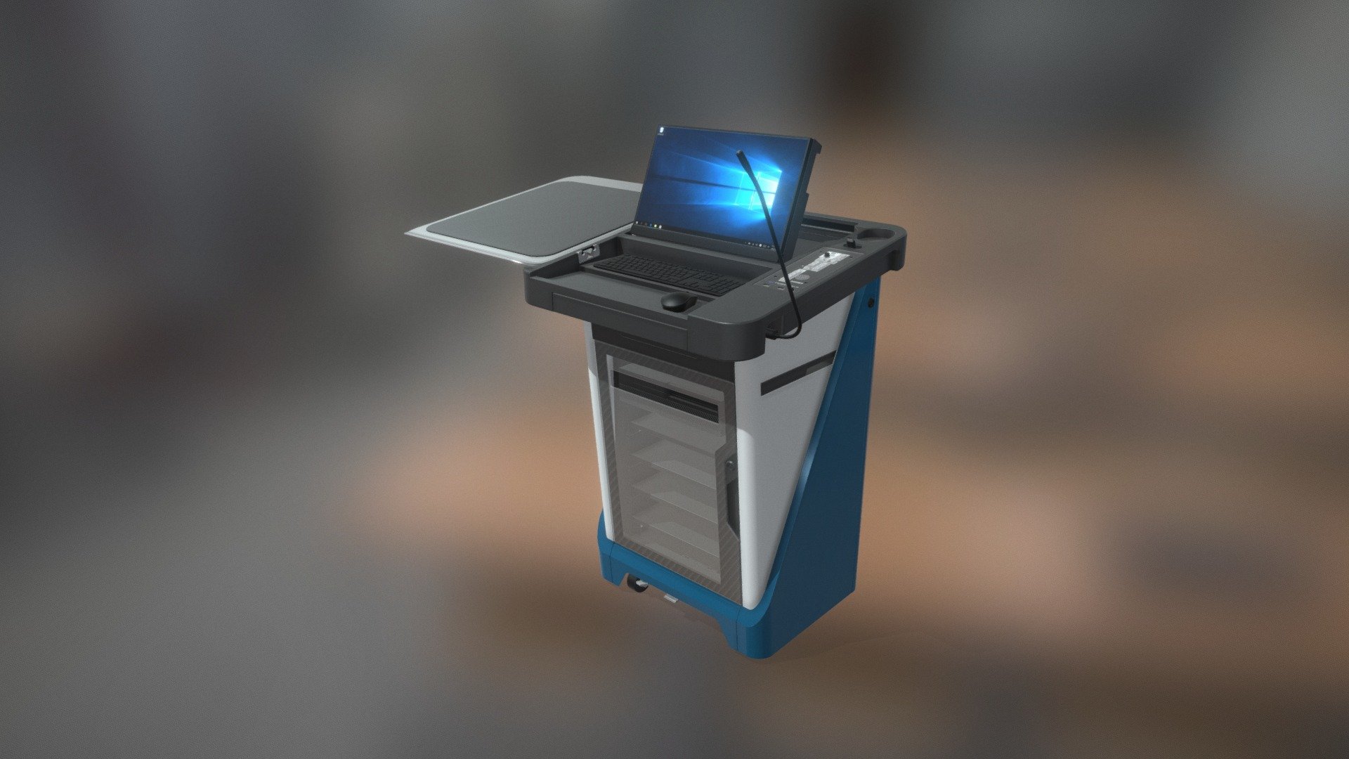 NTUST Lectern 3d model