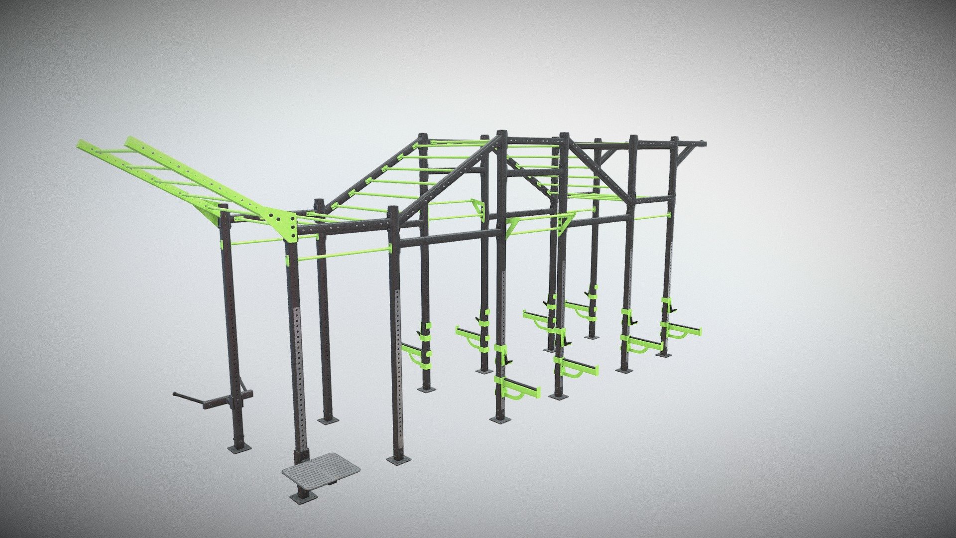 CROSSTRAINING RACK 3d model