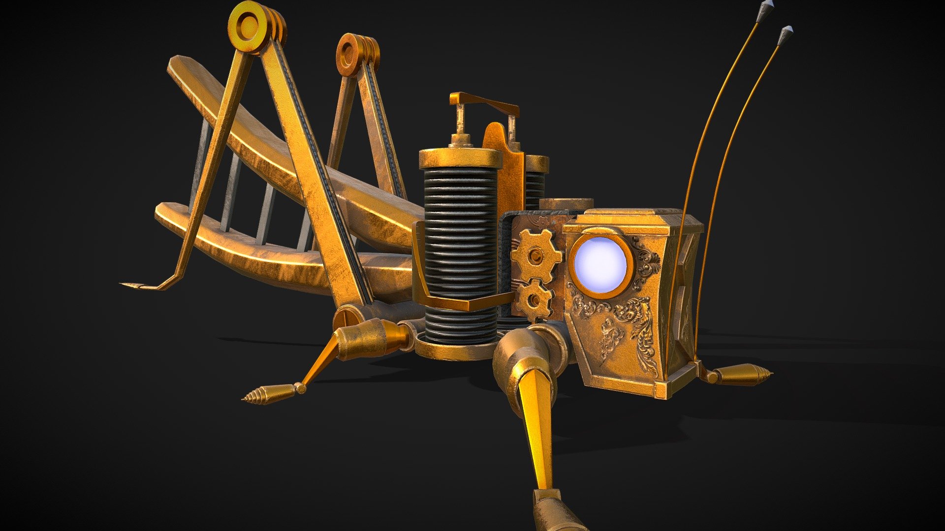 Game ready Mechanical-Grasshopper 3d model