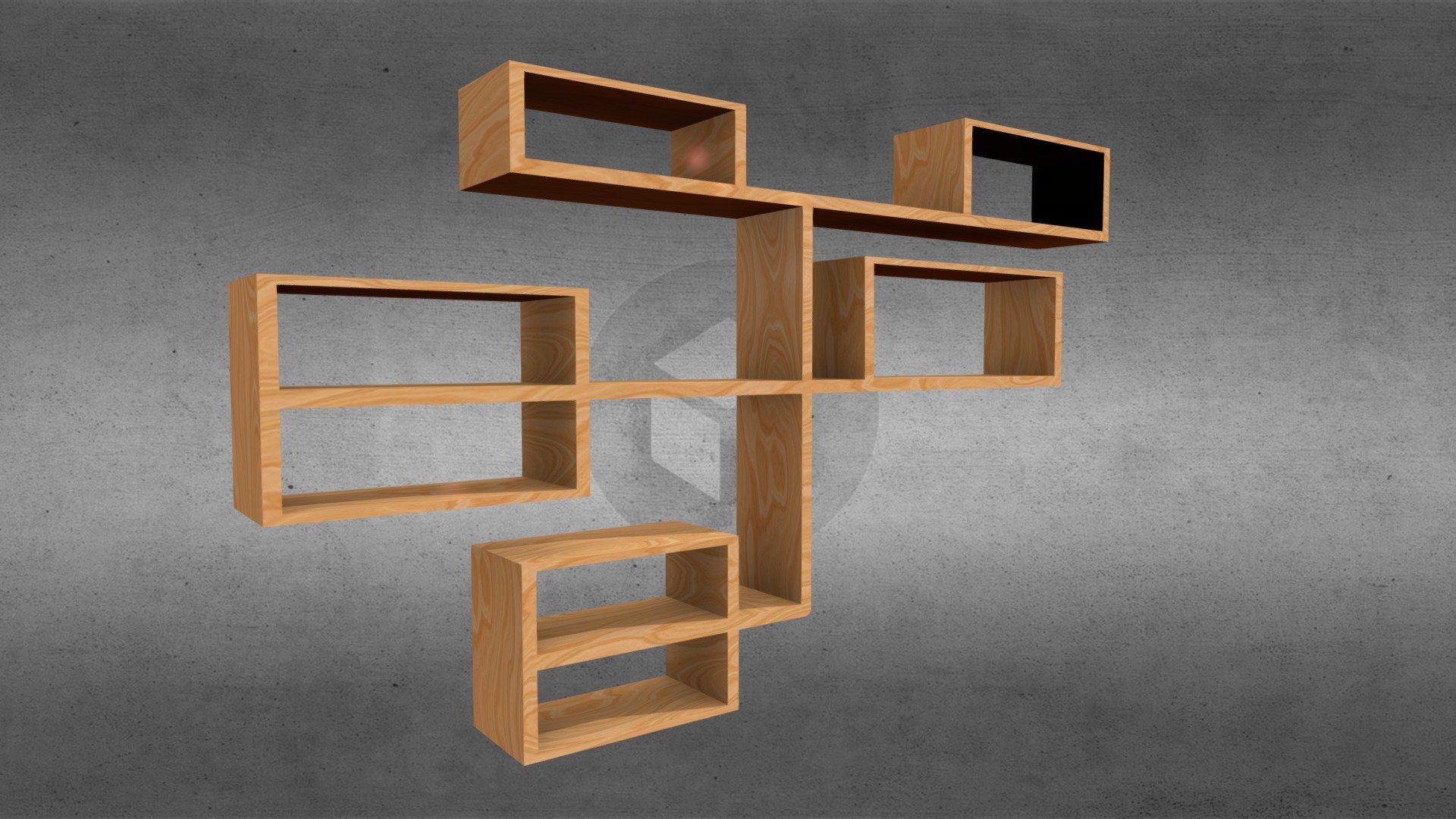 Bookshelf 3d model