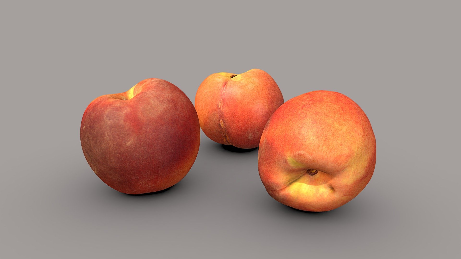 Peach Pack 3d model