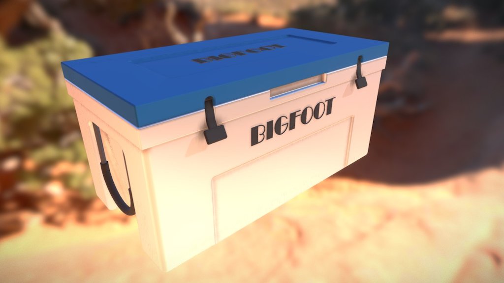 Bigfoot cooler 3d model