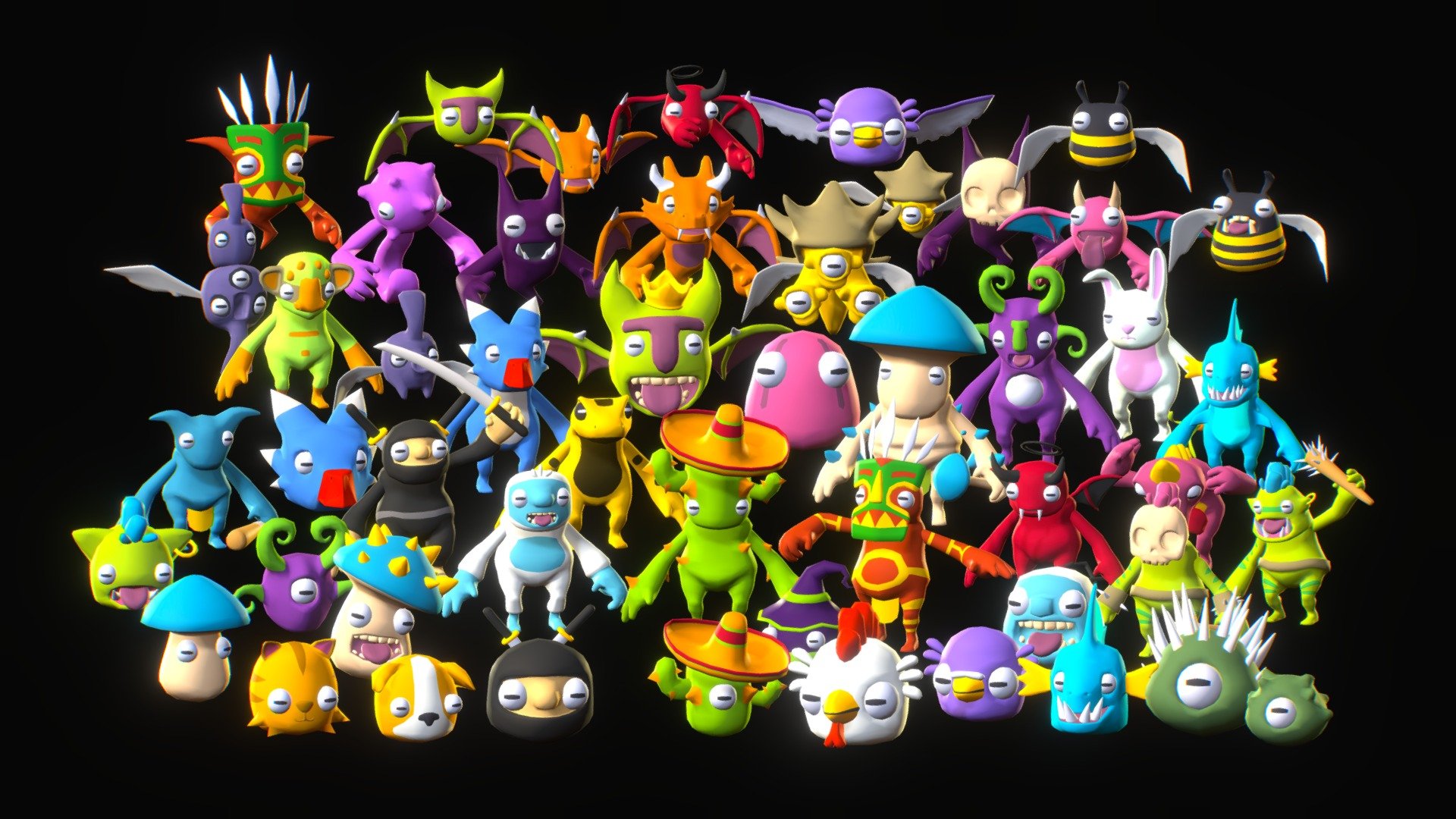 Ultimate Monsters Pack 3d model