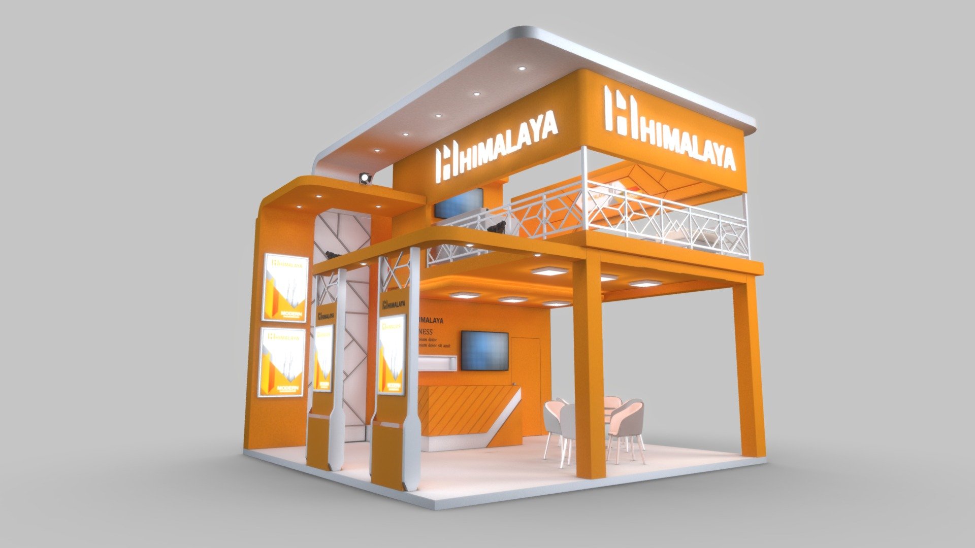 EXHIBITION STAND FROS 3d model