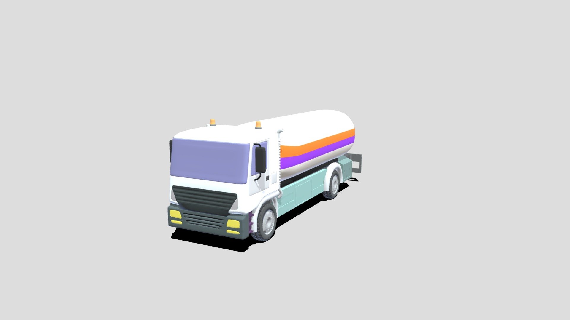 Tanker Truck 3d model