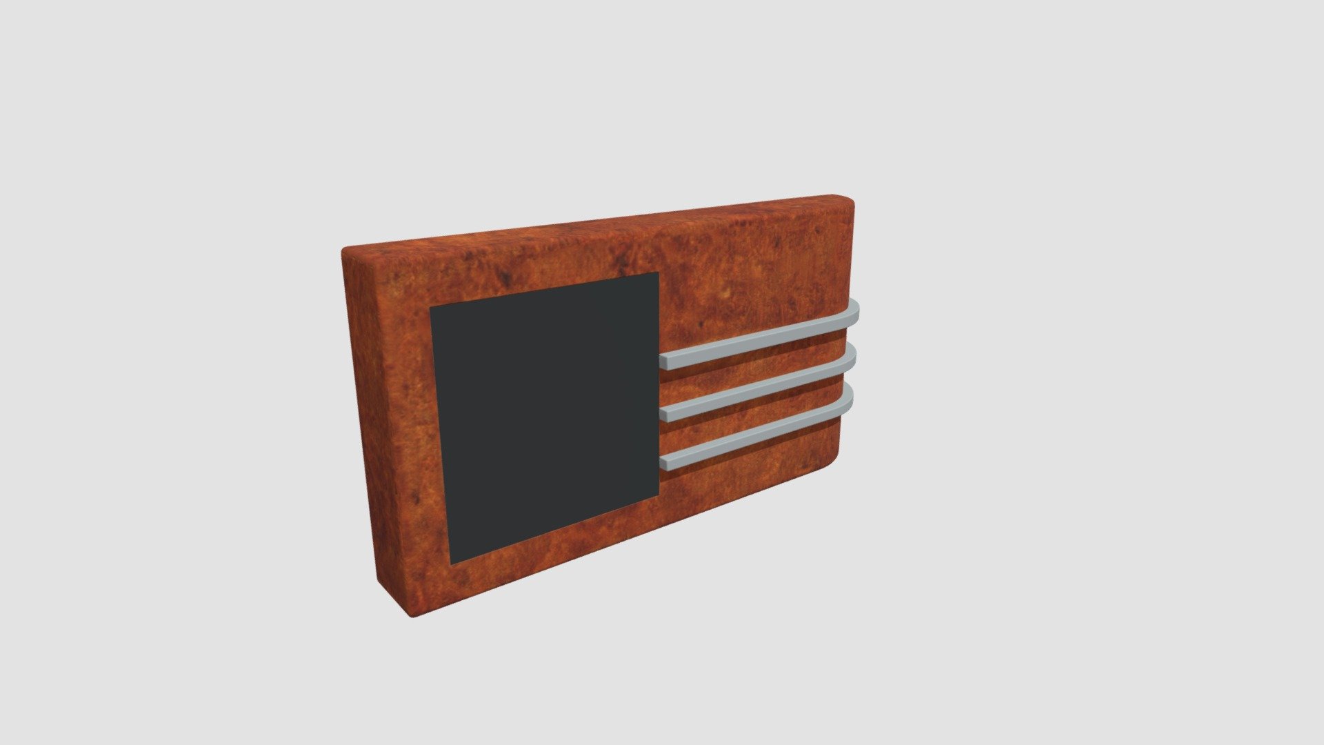 radio 3d model