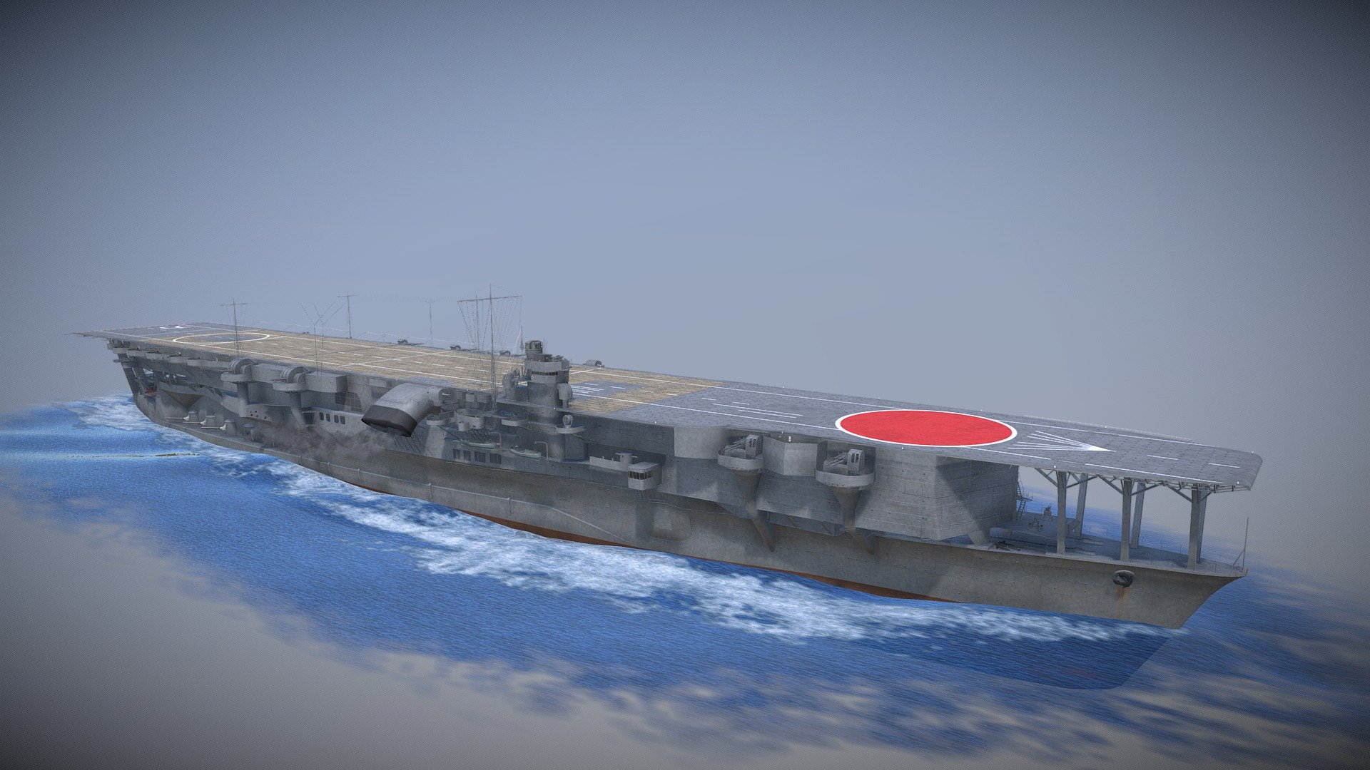 Kaga 3d model