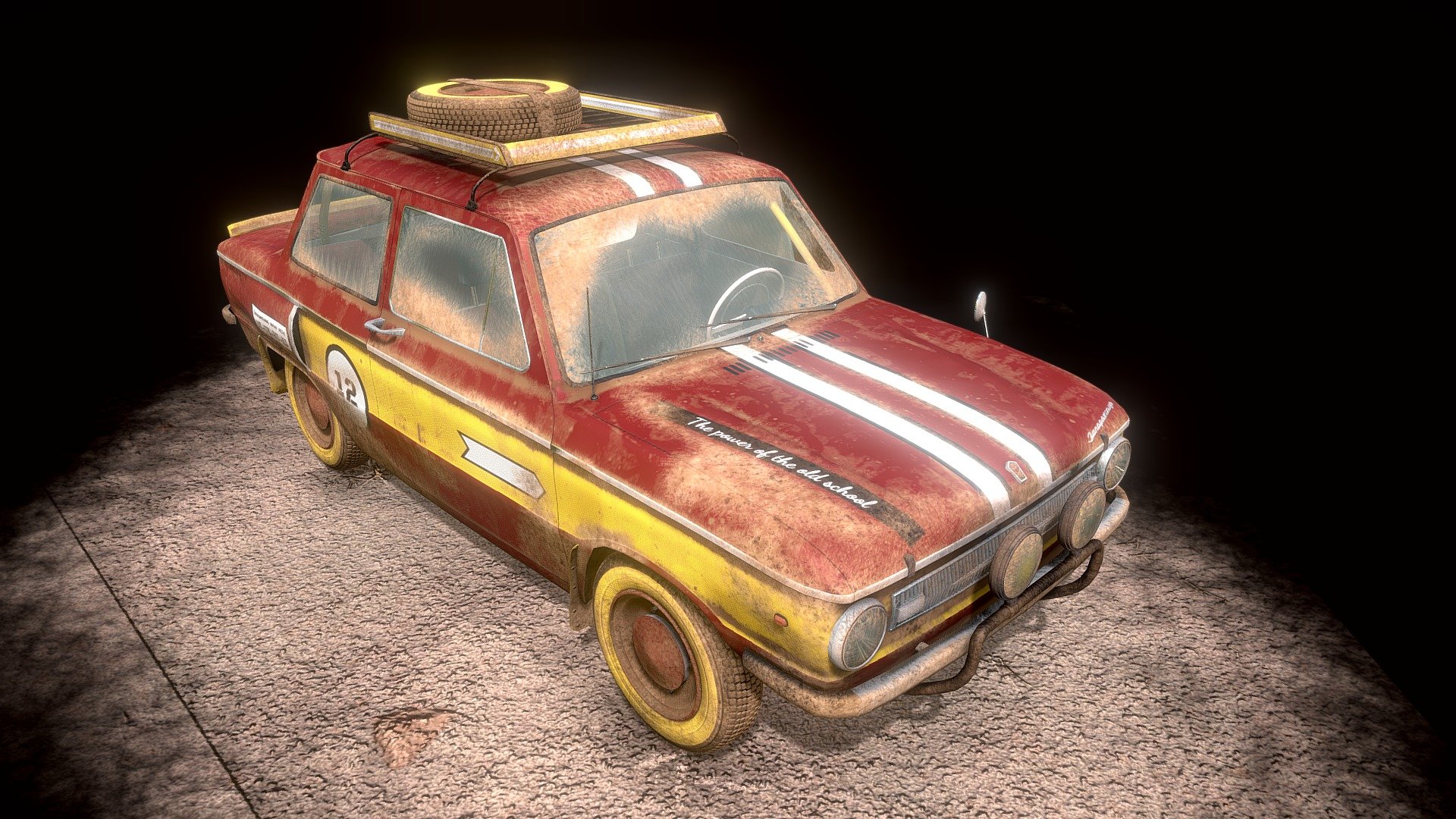 ZAZ 966 Rally Edition 3d model