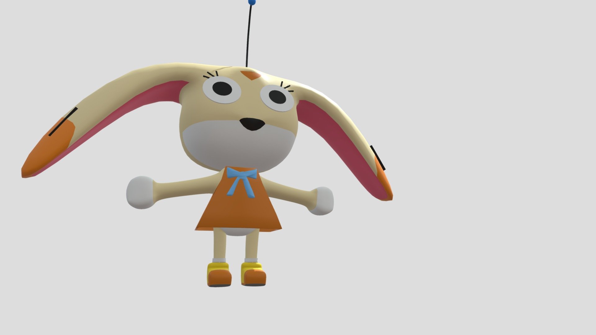 Cream The Rabbit Doll GR 3d model