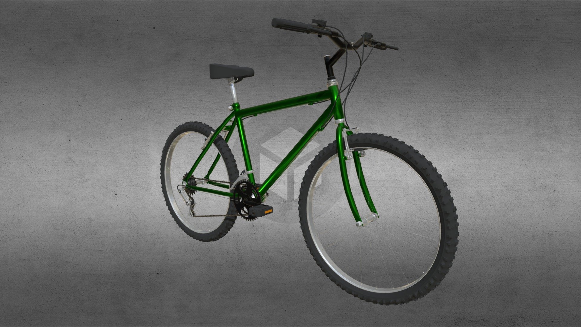 Mountain Bike Bicycle 3D 3d model