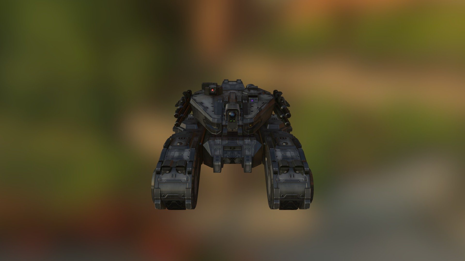 SciFi Light Tank 3d model