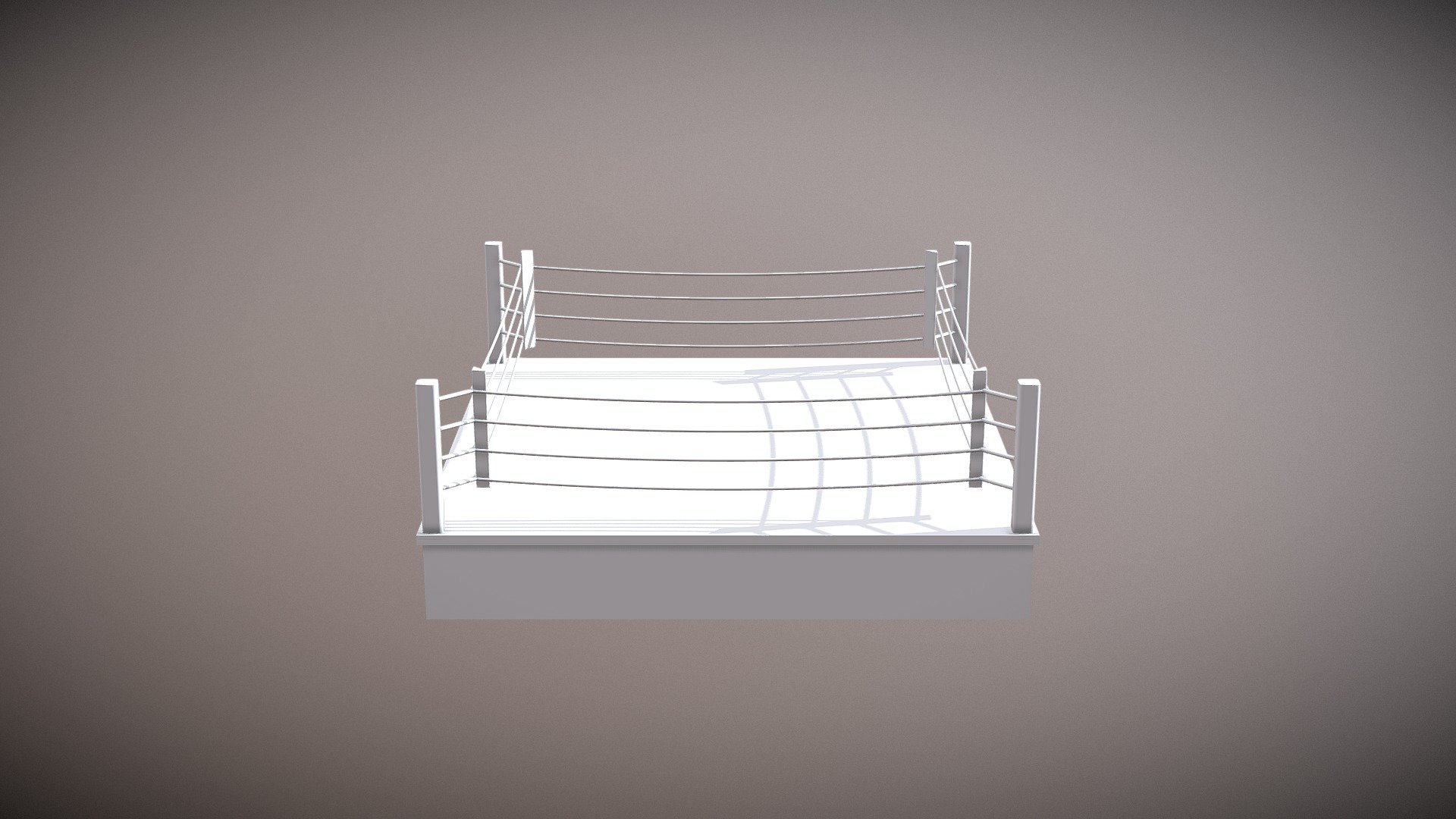 Boxing ring 3d model