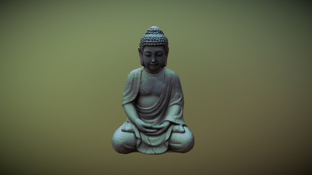 First Photogrammetry with Buddha 3d model