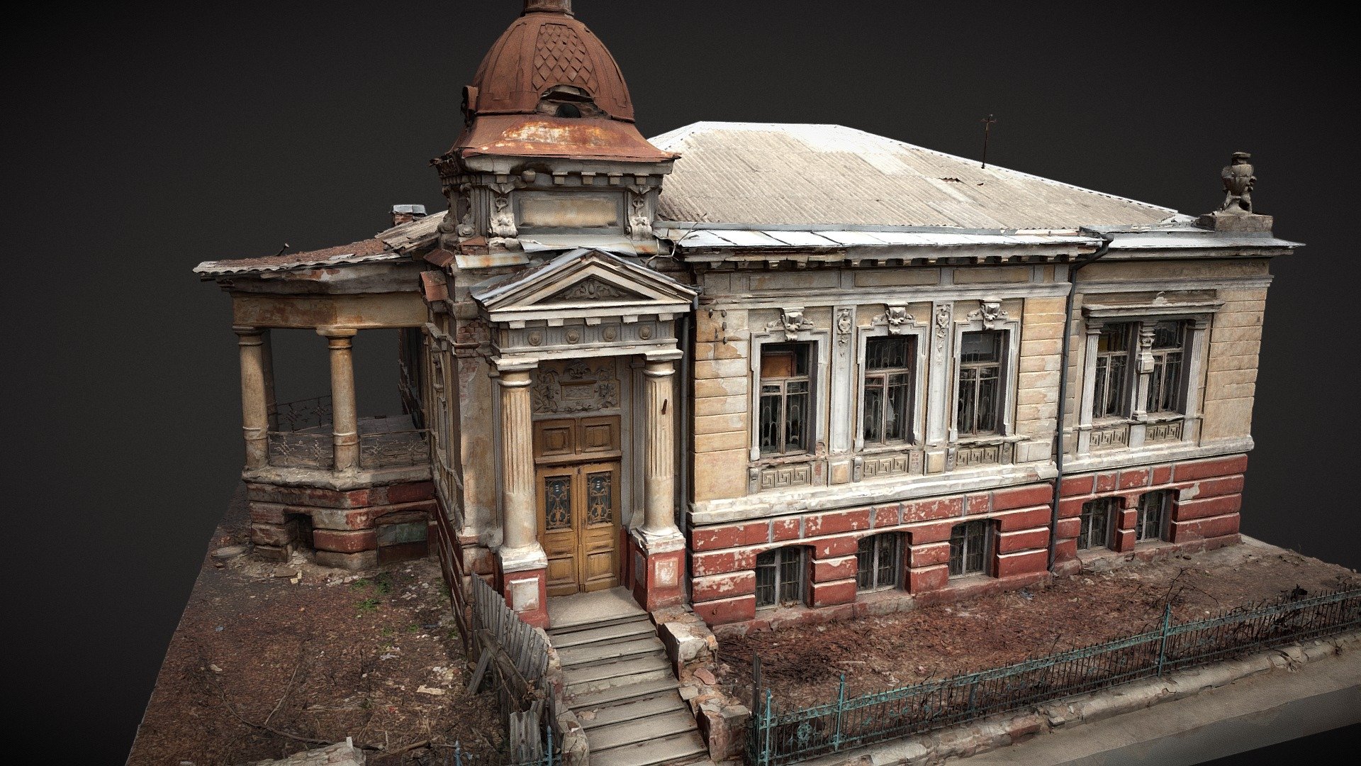 Surukchi building in Kharkiv 3d model