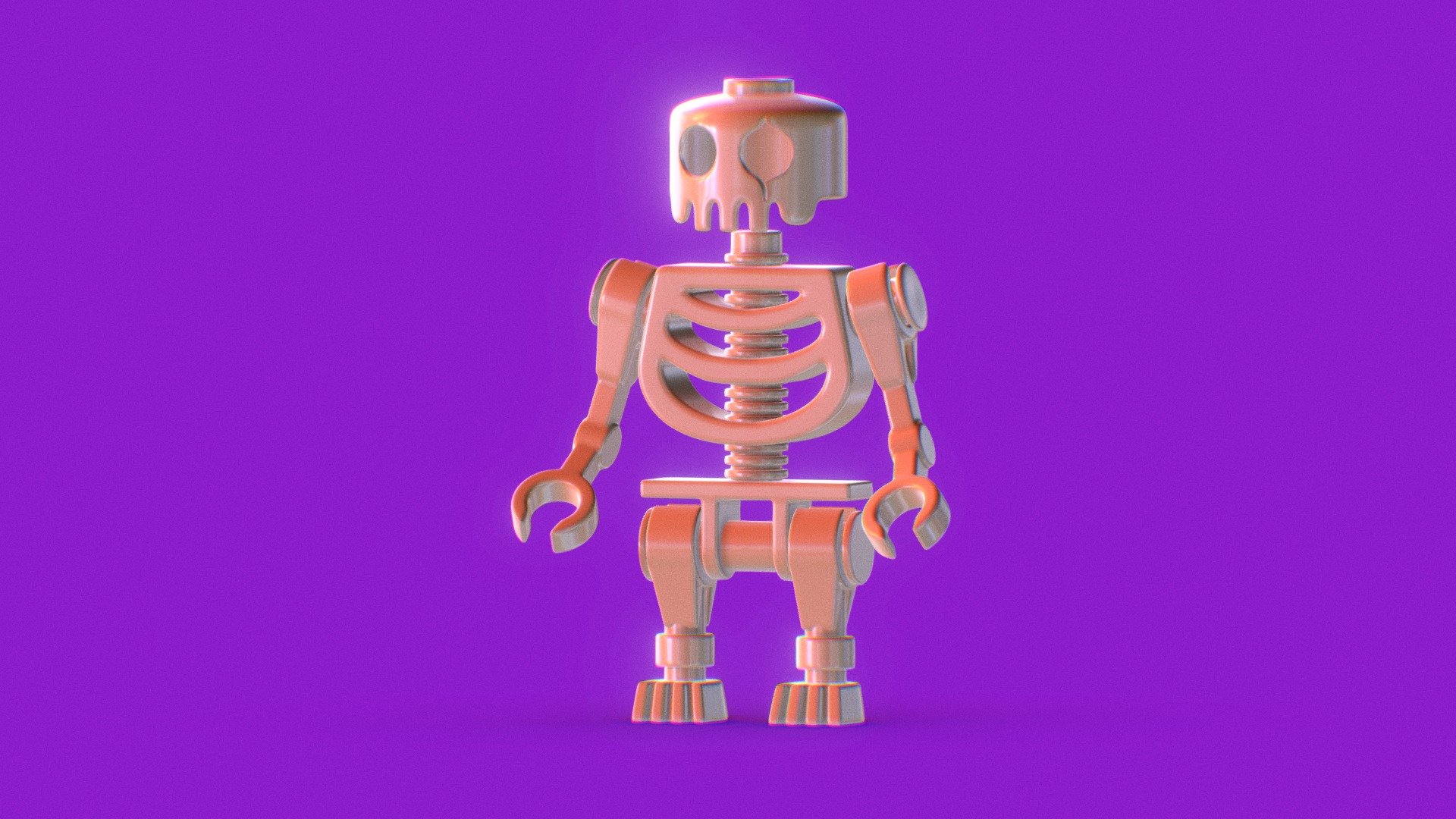 LEGO SKELETON 3d model