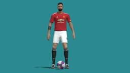 3D Rigged Bruno Fernandes