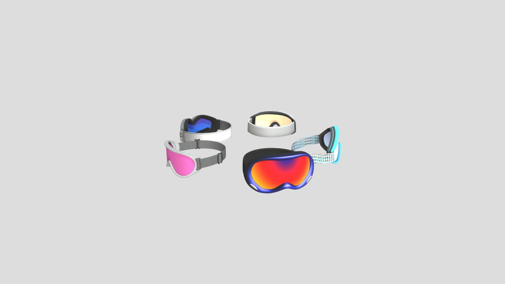 Ski Goggles 3d model