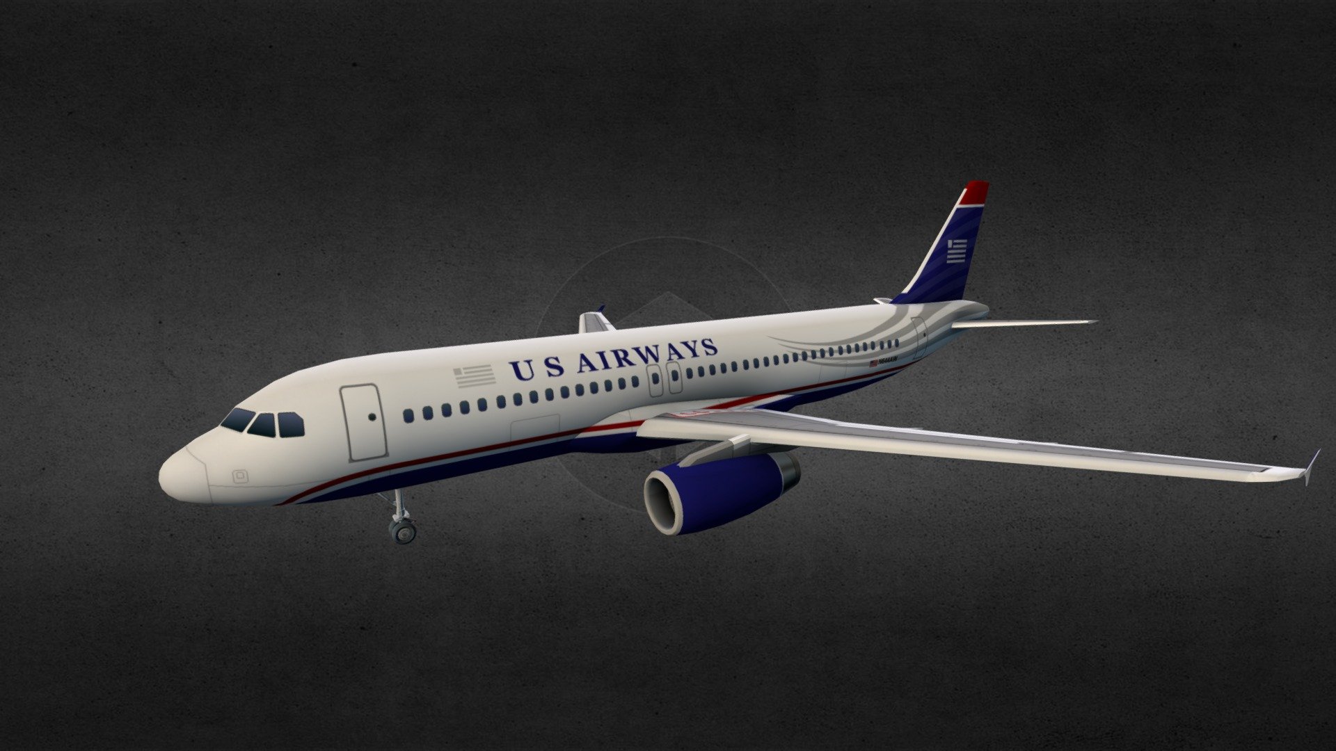 Airbus A320 3d model