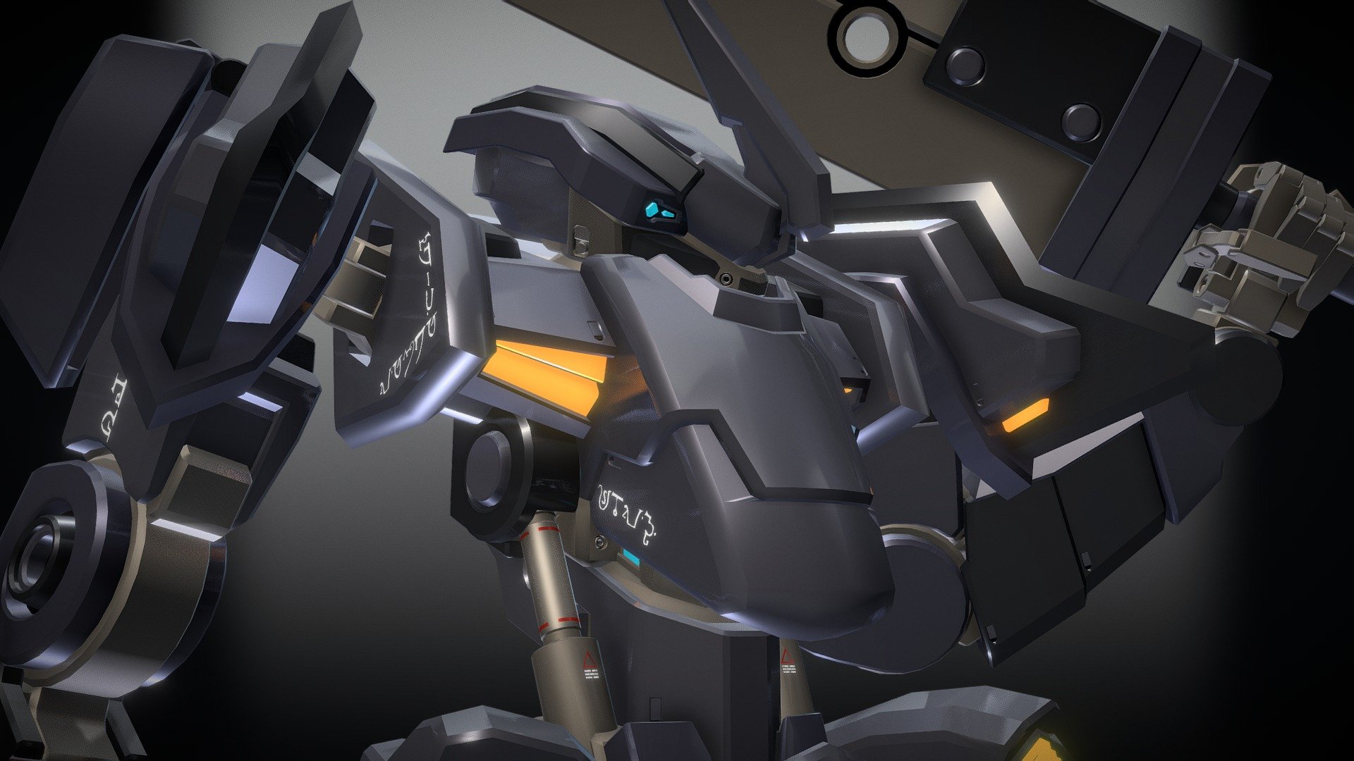 Mecha 3d model