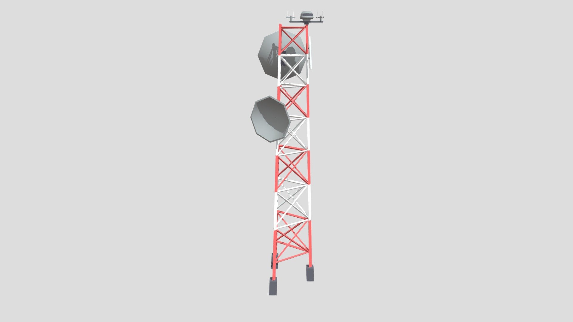 Radio tower from Poly by Google 3d model