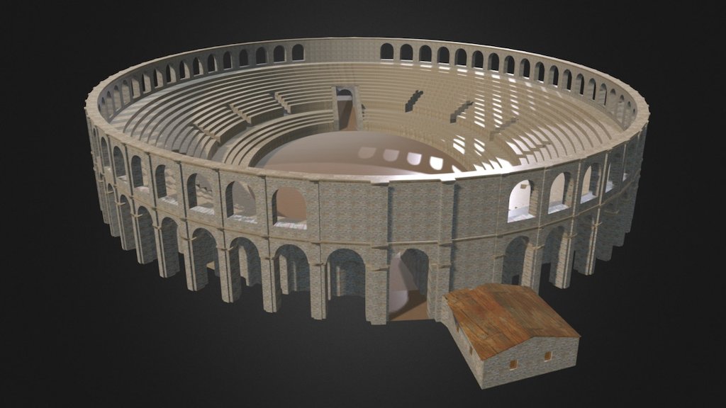 Anfiteatro Pollentia/UrbsSalvia, Urbisaglia (MC) 3d model