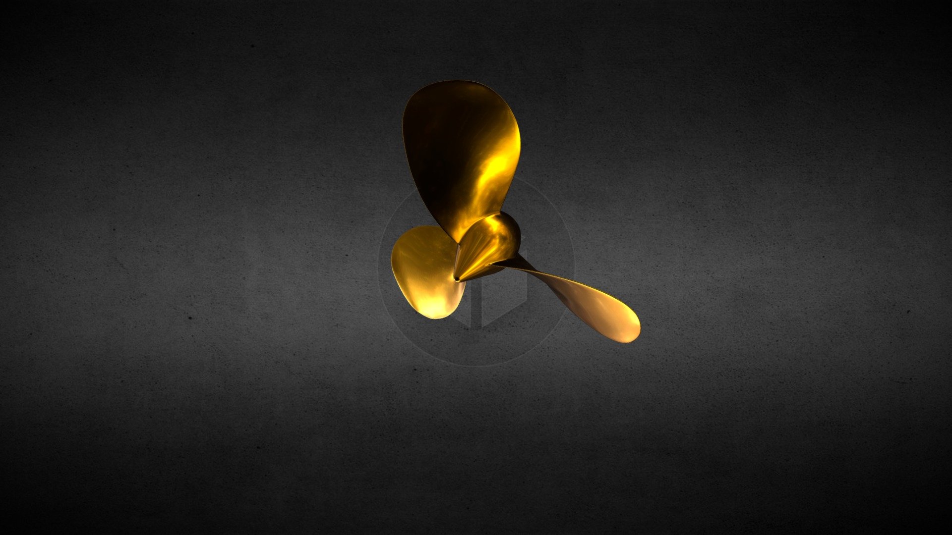 boat propeller 3d model