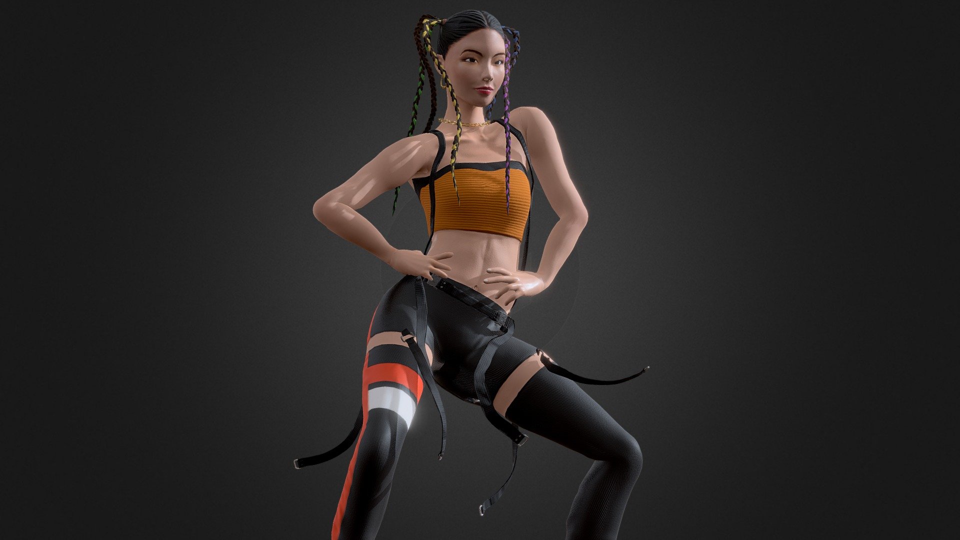 Yeji from Itzy -Dancing Icy song 3d model