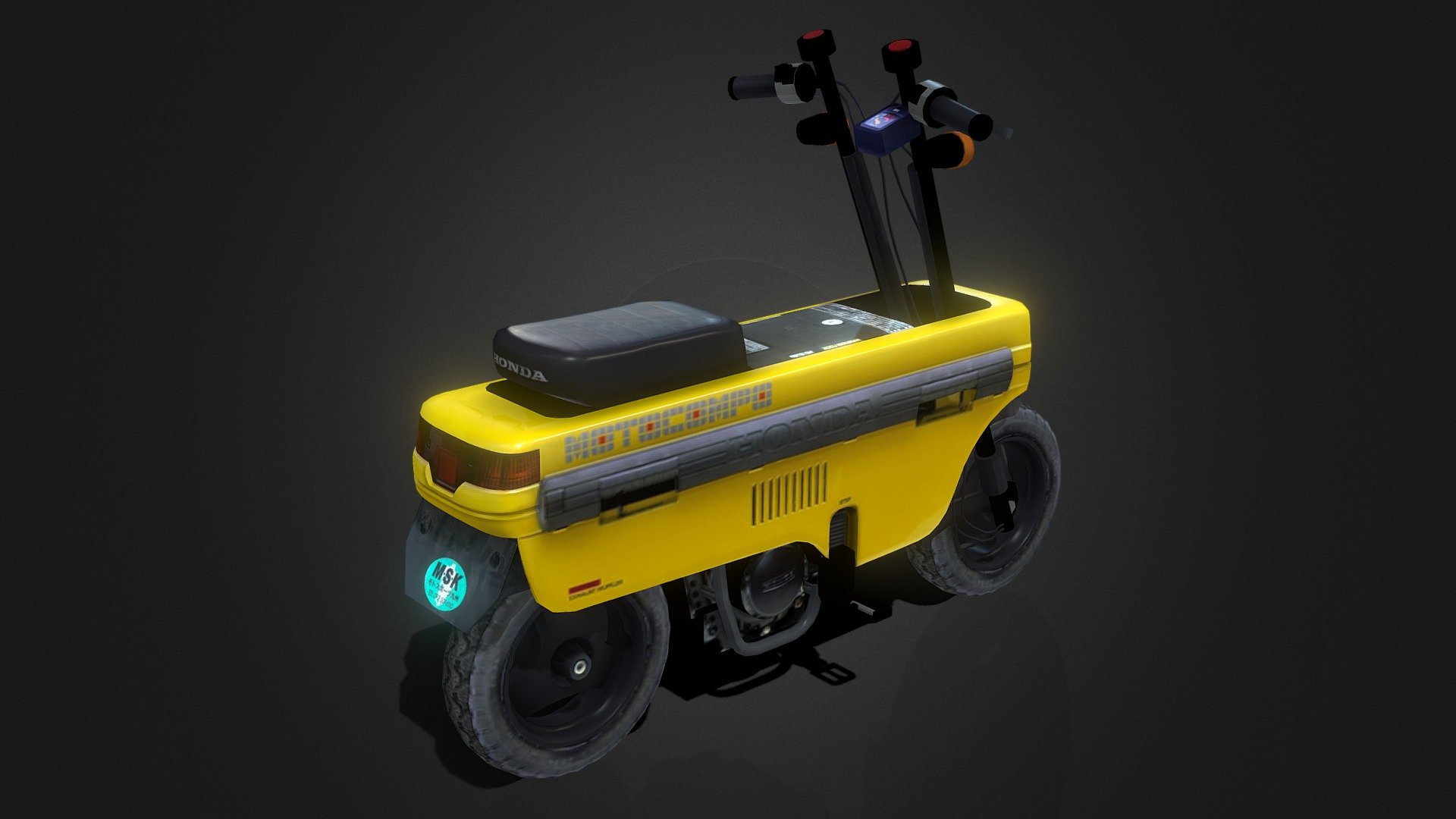 Honda Motocompo 3d model