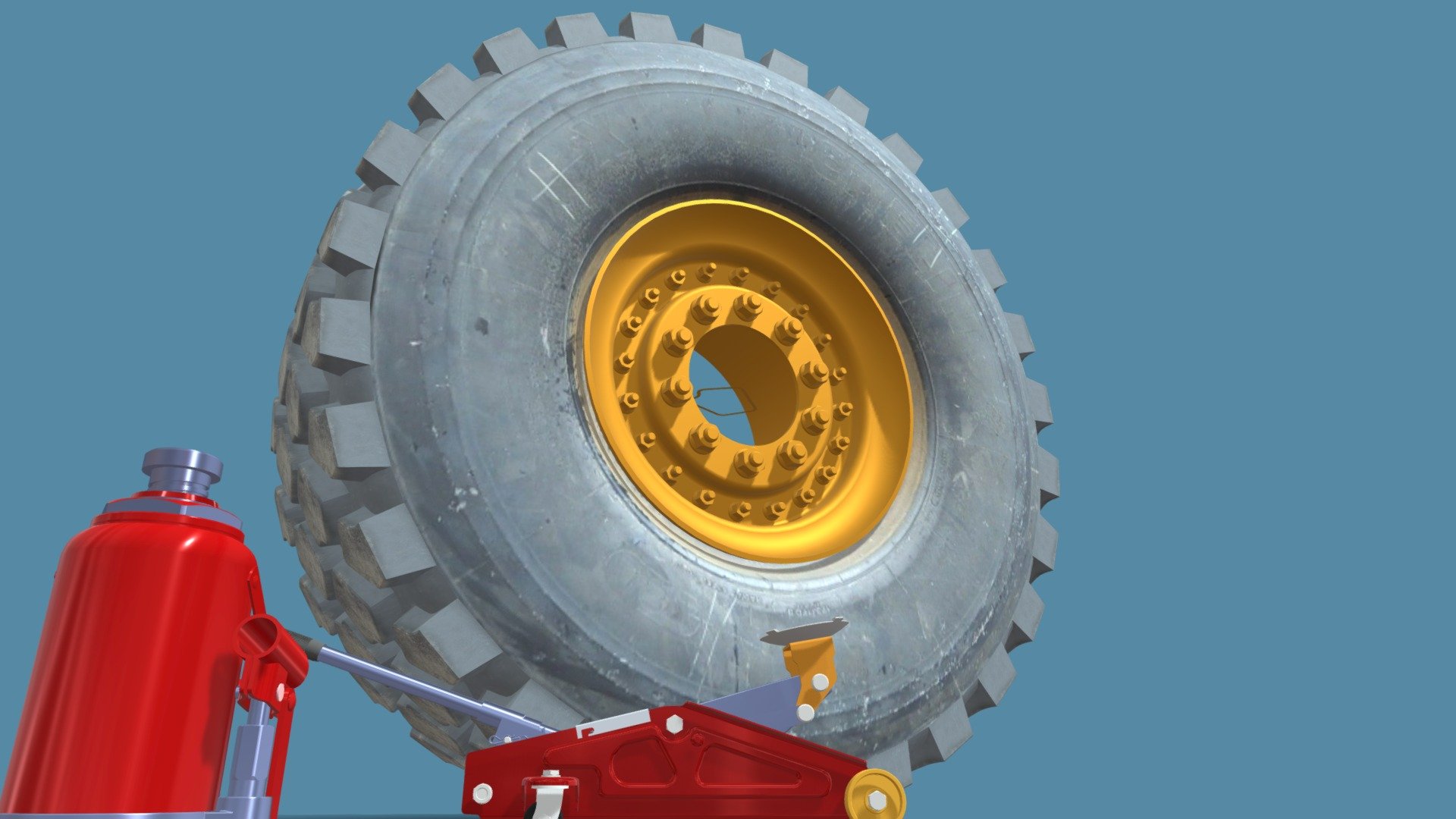 tire xzl R20 3d model