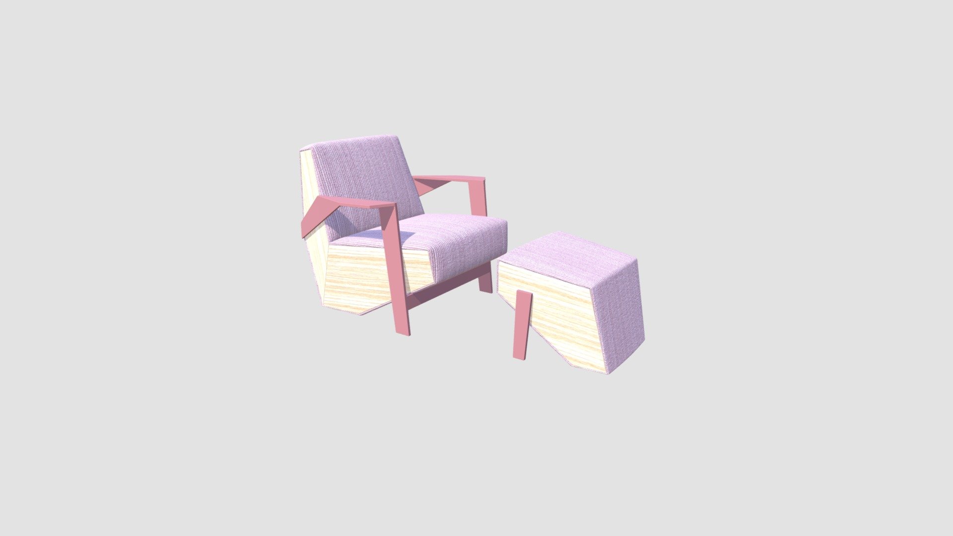 armchair 3d model