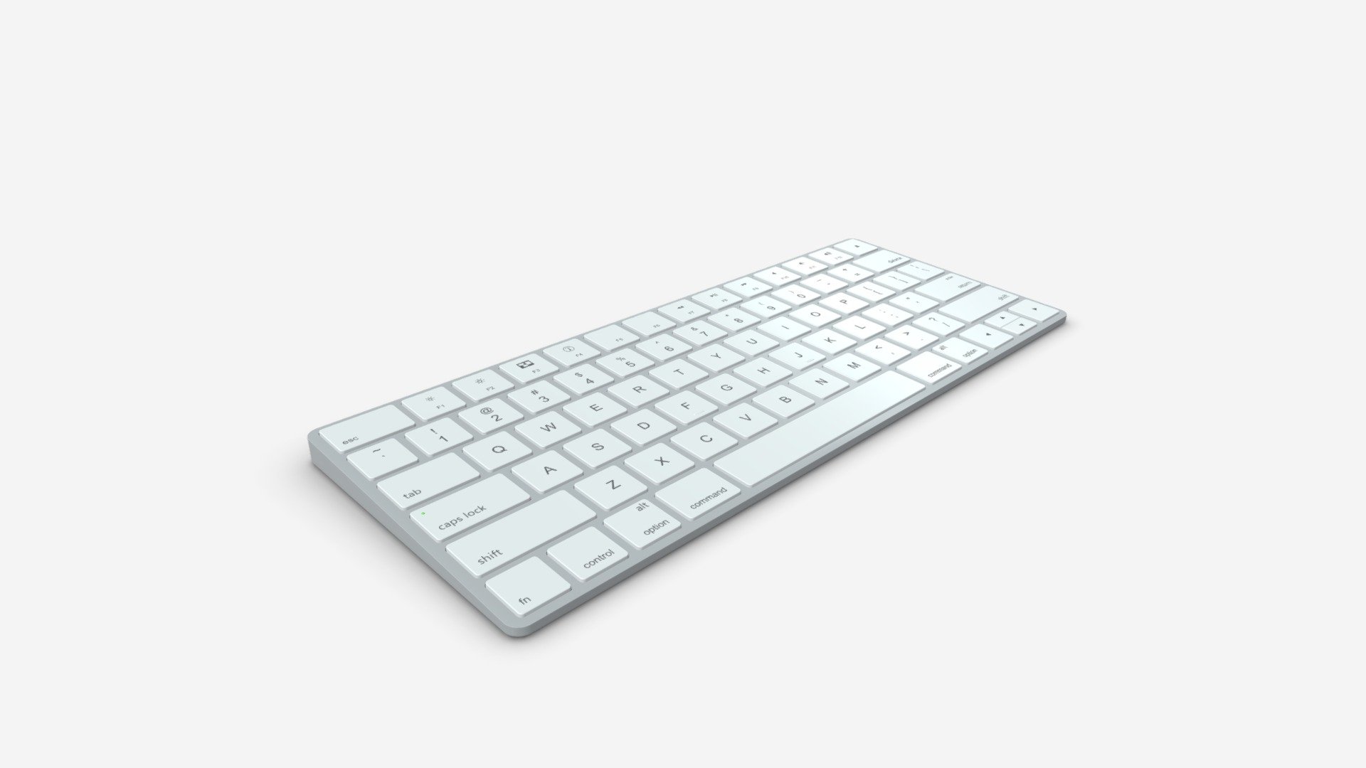 Magic Keyboard 2 3d model