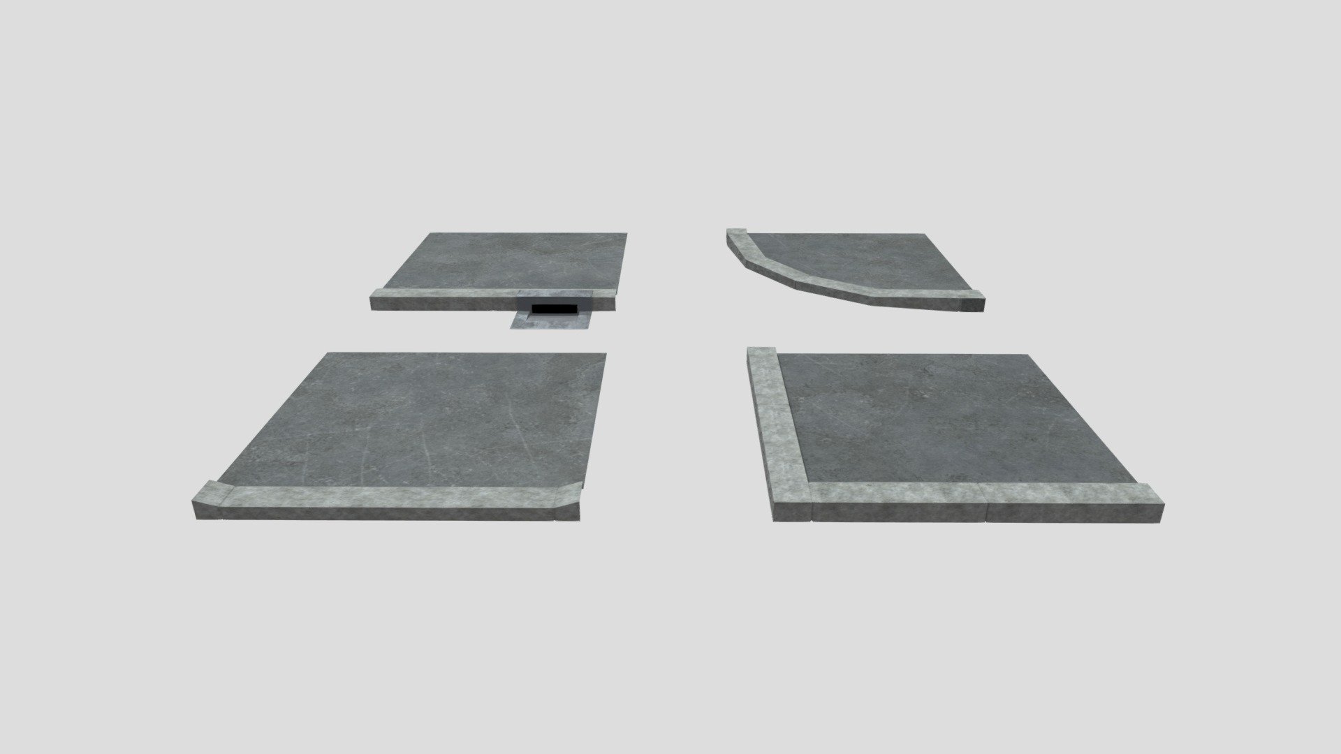 Sidewalk 3d model