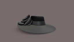 Female Elegant Hatinator Black Hat