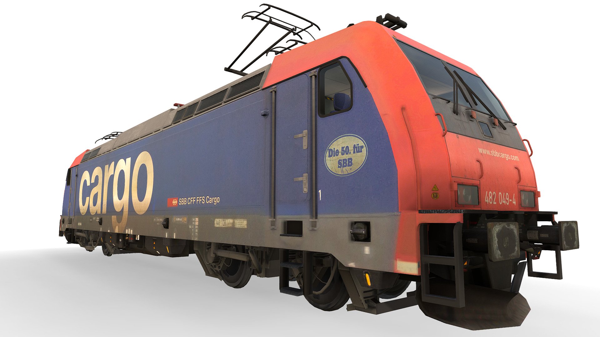 Locomotive Class 185 3d model