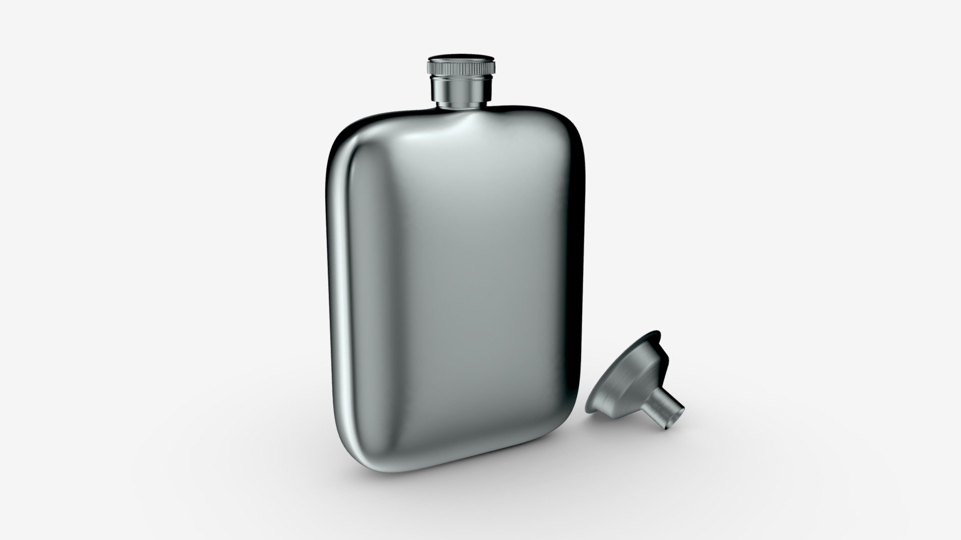 Liquor flask 04 3d model