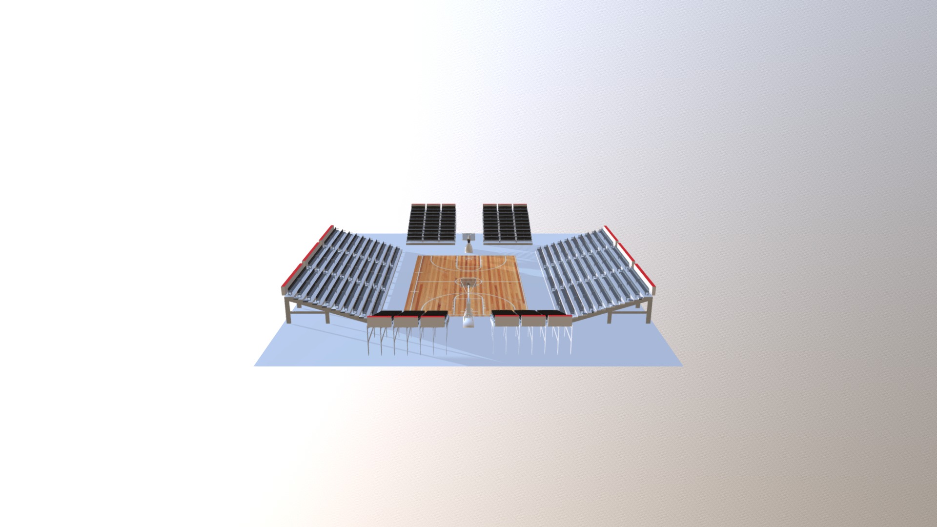 Basketball Court 3d model